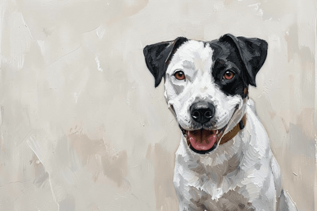 Dog Illustration after